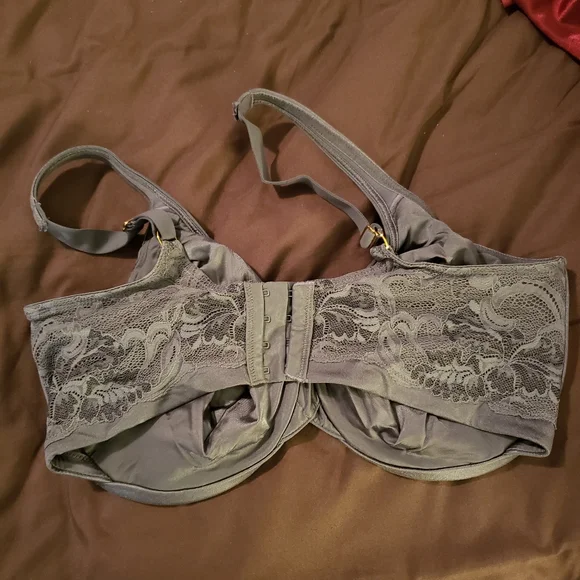 3- Underwire 40DD Bras Delta Burke Animal Brown, Lilyette Gray, Olga White (new) - Picture 9 of 15